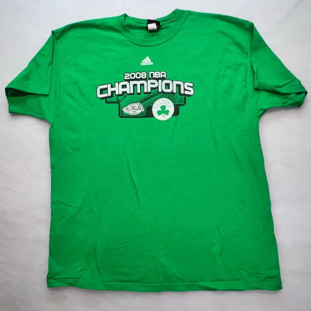 Vintage Adidas Boston Celtics 2008 NBA‎ Champions XL